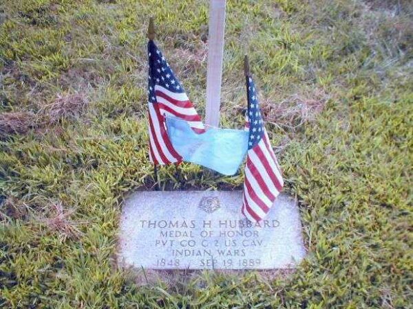 PVT. THOMAS H. HUBBARD MEDAL OF HONOR GRAVESTONE
