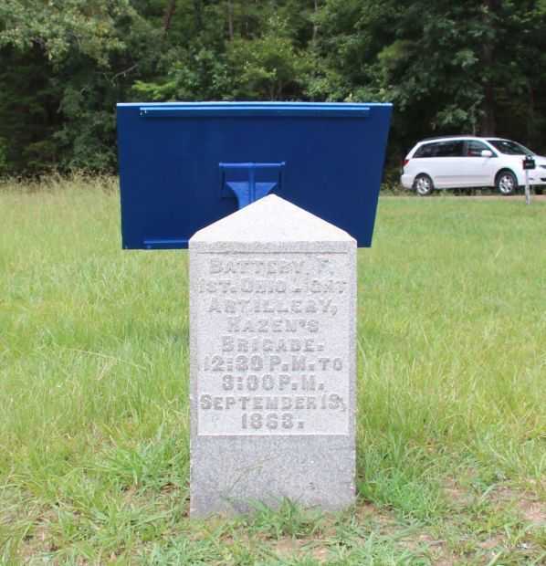 BATTERY F, 1ST OHIO LIGHT ARTILLERY WAR MEMORIAL