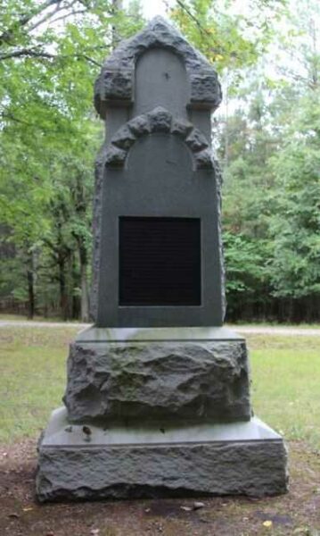 24TH. OHIO INFANTRY WAR MEMORIAL BACK