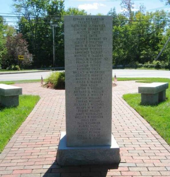 ENFIELD WORLD WAR II MEMORIAL BACK