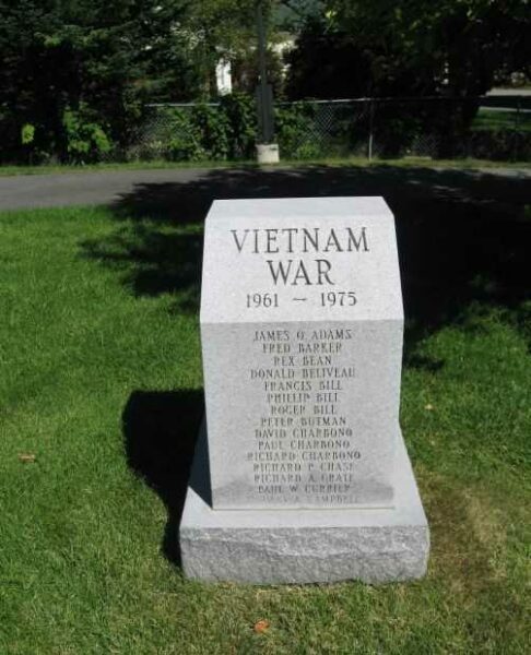 ENFIELD VIETNAM WAR MEMORIAL FRONT
