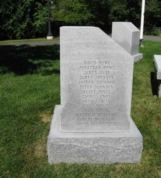 ENFIELD REVOLUTIONARY WAR MEMORIAL LEFT SIDE