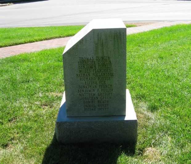 ENFIELD REVOLUTIONARY WAR MEMORIAL RIGHT SIDE