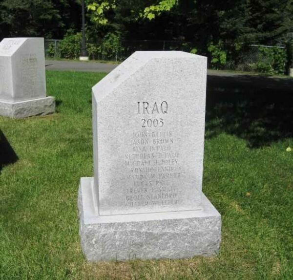 ENFIELD PERSIAN GULF, AFGHANISTAN, IRAQ WAR MEMORIAL LEFT SIDE