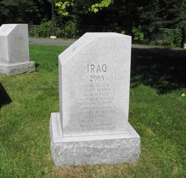 ENFIELD PERSIAN GULF, AFGHANISTAN, IRAQ WAR MEMORIAL LEFT SIDE