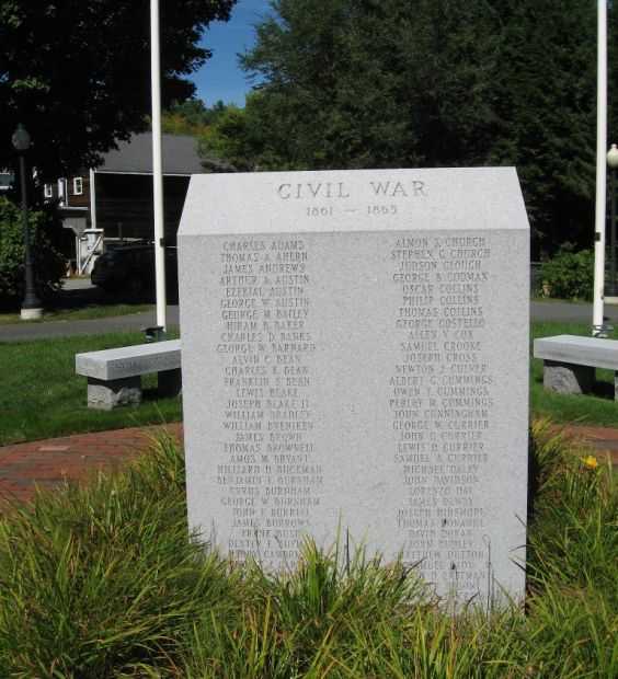 ENFIELD CIVIL WAR MEMORIAL FRONT