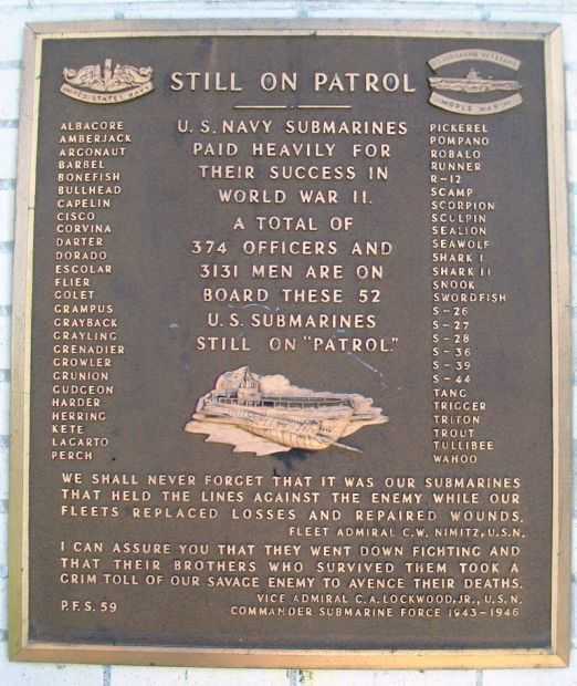 STILL ON PATROL WAR MEMORIAL PLAQUE CHARLEVOIX
