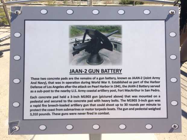 JAAN-2 GUN BATTERY WAR MEMORIAL PLAQUE