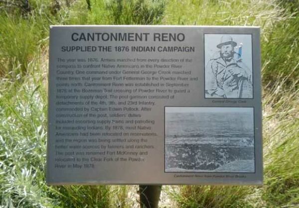 CANTONMENT RENO MEMORIAL PLAQUE