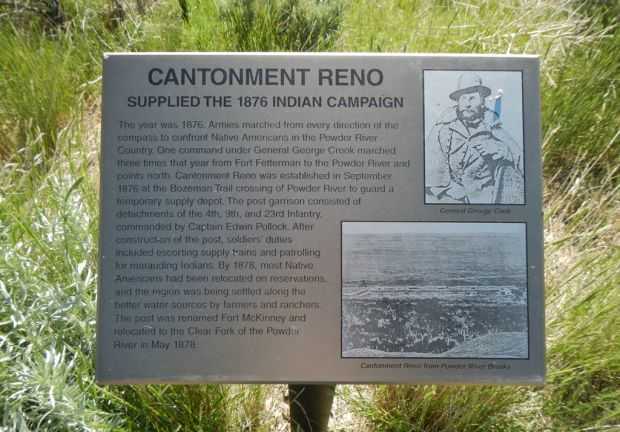 CANTONMENT RENO MEMORIAL PLAQUE