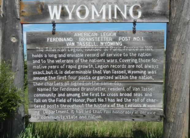 AMERICAN LEGION FERDINAND BRANSTETTER POST NO. 1 MEMORIAL MARKER