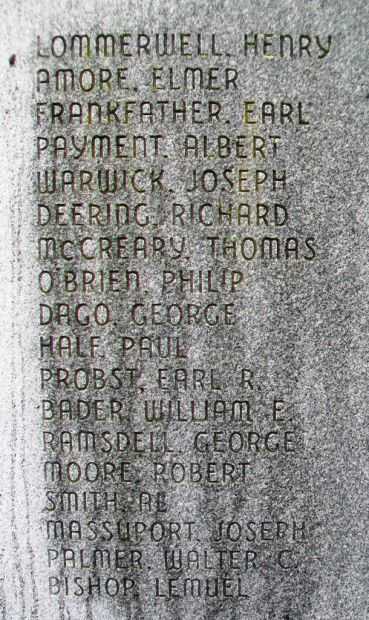 LEELANAU COUNTY VETERANS MEMORIAL STONE E