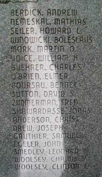 LEELANAU COUNTY VETERANS MEMORIAL STONE D