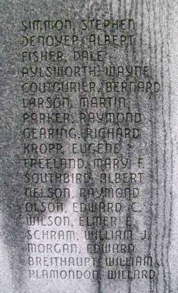 LEELANAU COUNTY VETERANS MEMORIAL STONE B