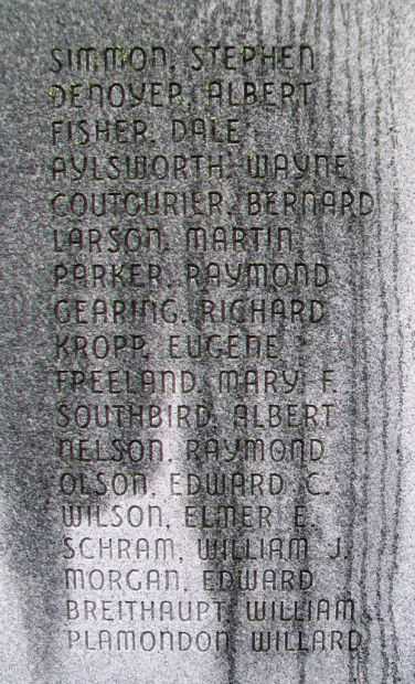 LEELANAU COUNTY VETERANS MEMORIAL STONE B