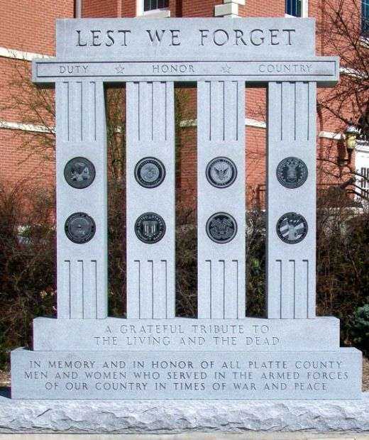 PLATTE COUNTY VETERANS MEMORIAL
