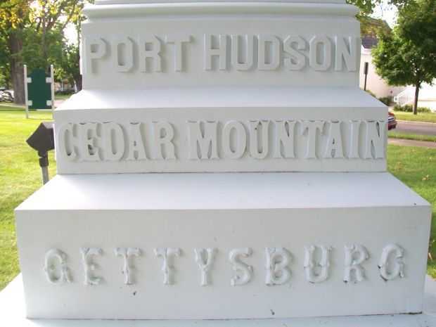 GRAND TRAVERSE COUNTY CIVIL WAR SOLDIERS MEMORIAL BATTLE STONE D