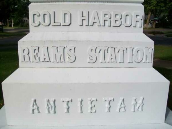 GRAND TRAVERSE COUNTY CIVIL WAR SOLDIER MEMORIAL BATTLE STONE C