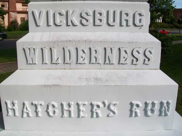 GRAND TRAVERSE COUNTY CIVIL WAR SOLDIER MEMORIAL BATTLE STONE B
