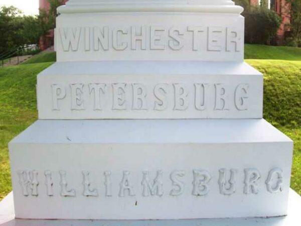 GRAND TRAVERSE COUNTY CIVIL WAR SOLDIER MEMORIAL BATTLE STONE A