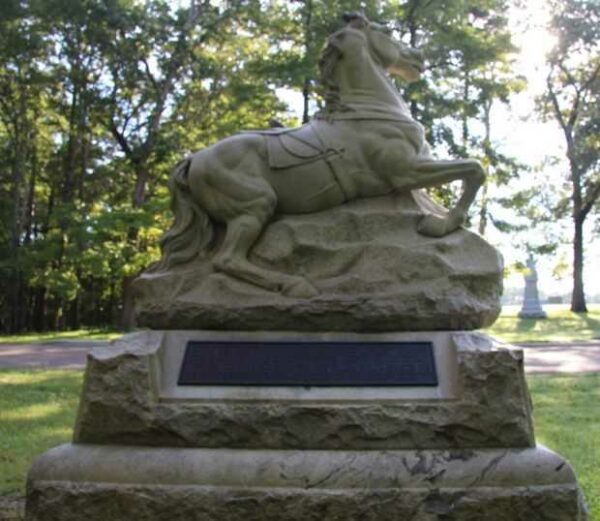 FIRST WISCONSIN CAVALRY WAR MEMORIAL BACK