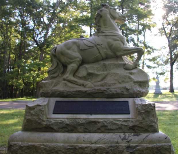FIRST WISCONSIN CAVALRY WAR MEMORIAL BACK