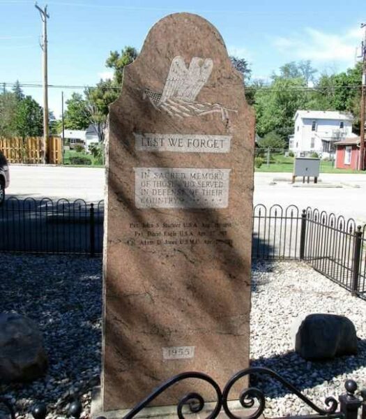 GERMANTOWN VETERANS MEMORIAL BACK