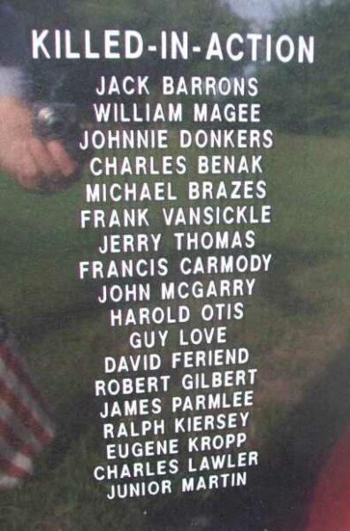 TRAVERSE CITY KOREAN WAR MEMORIAL RIGHT SIDE