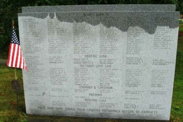 BERNARDSTON VETERANS MEMORIAL RIGHT PANEL