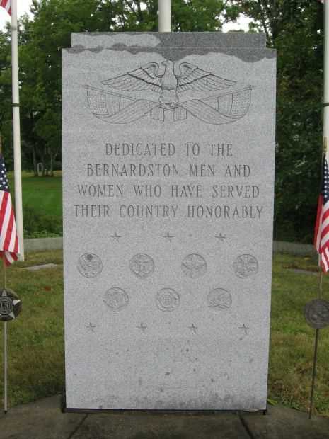 BERNARDSTON VETERANS MEMORIAL CENTER STONE