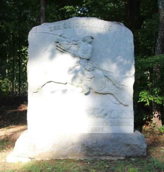 3RD OHIO CAVALRY WAR MEMORIAL FRONT