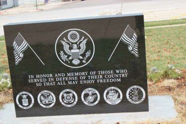 CITY OF AURORA VETERANS MEMORIAL FRONT