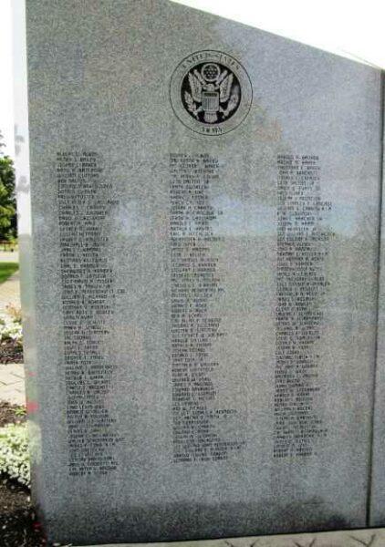 TONAWANDA VETERANS MEMORIAL PANEL D