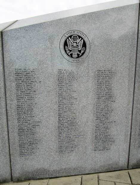 TONAWANDA VETERANS MEMORIAL PANEL B