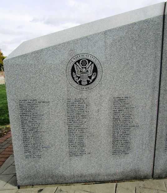 TONAWANDA VETERANS MEMORIAL PANEL A
