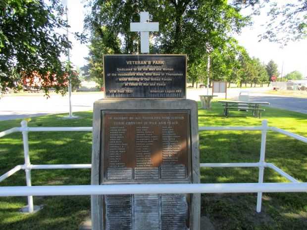 HEADWATERS AREA VETERAN’S PARK MEMORIAL HONOR ROLL PLAQUE