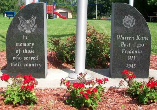 WARREN KANE POST #410 VETERANS MEMORIAL