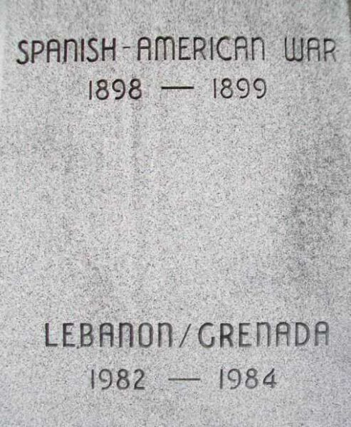 LUDINGTON WAR MEMORIAL STONE A