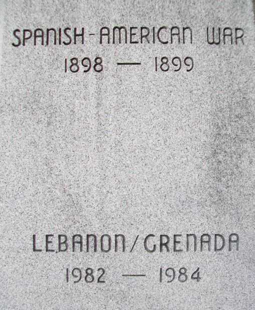 LUDINGTON WAR MEMORIAL STONE A