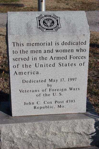 V.F.W. POST 4593 ARMED FORCES MEMORIAL