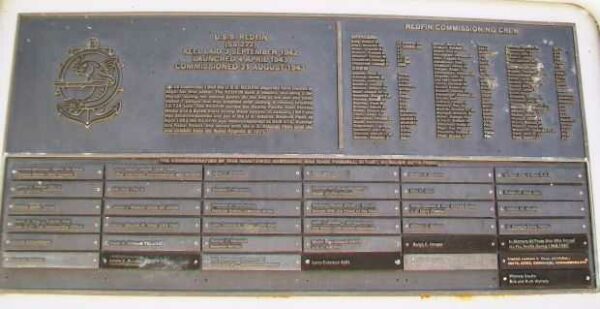 U.S.S. REDFIN (SS272) WAR MEMORIAL