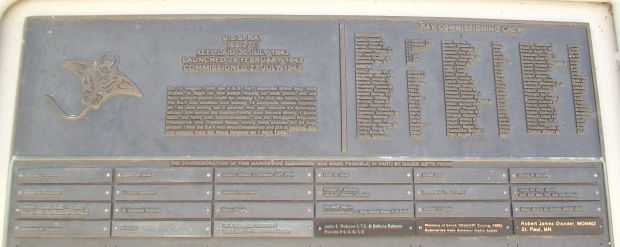 U.S.S. RAY (SS271) WAR MEMORIAL