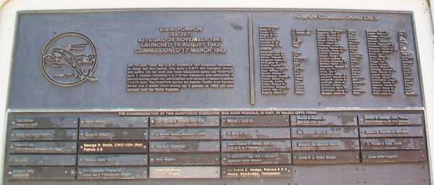 U.S.S POMPON (SS267) WAR MEMORIAL