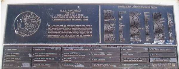 U.S.S. HARDHEAD (SS365) WAR MEMORIAL
