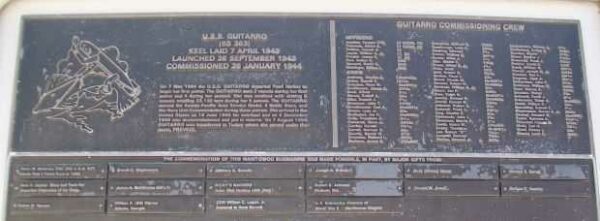 U.S.S. GUITARRO (SS363) WAR MEMORIAL