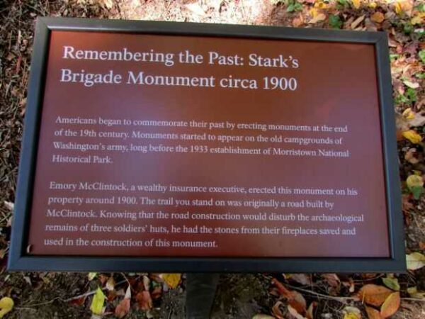 STARK’S BRIGADE MONUMENT PLAQUE
