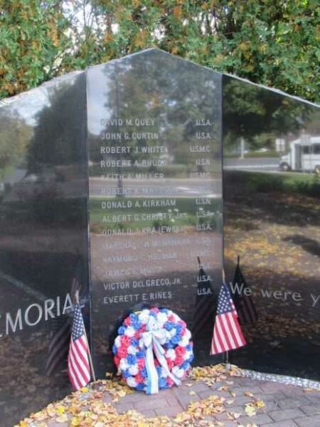 MANCHESTER VIETNAM VETERANS MEMORIAL CENTER STONE