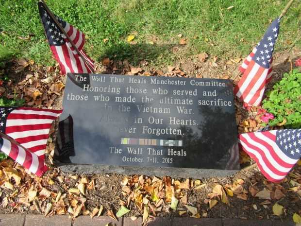 MANCHESTER VIETNAM VETERANS MEMORIAL DEDICATION STONE