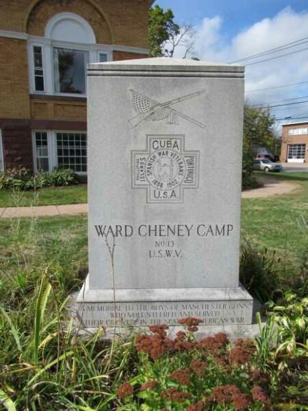 MANCHESTER CONN SPANISH AMERICAN WAR MEMORIAL