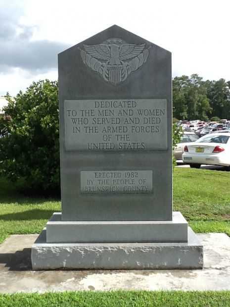 BRUNSWICK COUNTY WAR VETERANS MEMORIAL
